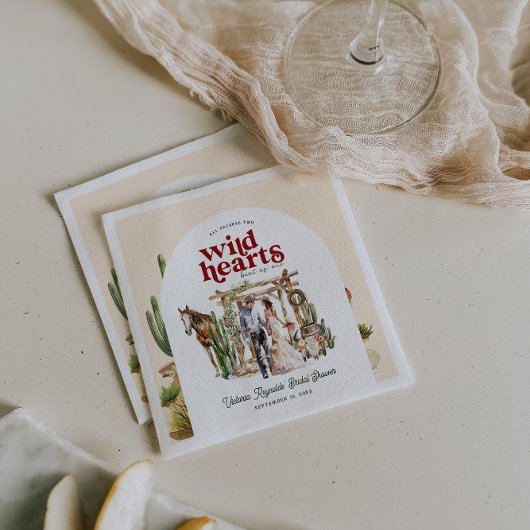 ボホ ウェスタン デザート | ブライズシャワー スタンダードカクテルナプキン