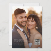 ボホ オータム ワイルドフラワー |  elopement announcement 招待状 (裏面)