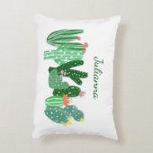 『ボホ・カ絵画クタスの名パーソナライズされた前』 アクセントクッション (裏面(縦))