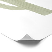 ボホ サグアロ カクタス ぬいぐるみ インテリア ポスター (角)