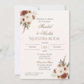 ボホ スペイン ウェディング インビテーション (正面)