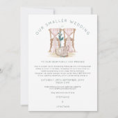 ボホ スモール ウェディングチェア 縮小 案内状 (正面)