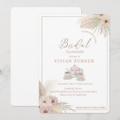 ボホ ティーパーティー 招待状 (正面/裏面)