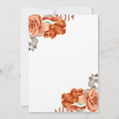 ボホ テラクッタ 私たちはいまだ Anniversary Invitation 招待状 (裏面)