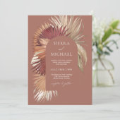 ボホ トロピカル ファン パームズ コースト エレガンス 招待状 (スタンド正面)