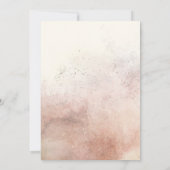 ボホ トロピカル フラワー 卒業パーティー 招待状 (裏面)