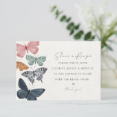 ボホ バタフライ シェア レシピ インビテーション 挿入ページ (スタンド正面)