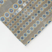 ボホ、ヒッピーインスパイア、1960年代のグルーヴスタイル フリースブランケット (角)