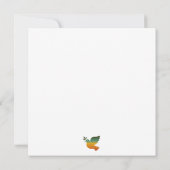 ボホ ビー ピース レトロ ホリデー ノートカード (裏面)