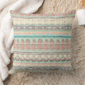 ボホ ファンパターン クッション (ブランケット)
