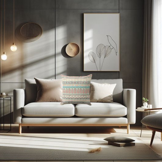 ボホ ファンパターン クッション