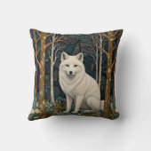 ボホ フォレスト ホワイト フォックス クッション (裏面)