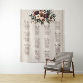 ボホ フラワーズ 席次表 タペストリー (インサイチュ)