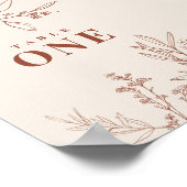 ボホ フラワーテーブルナンバー ポスター (角)