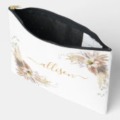 ボホ、フローラ、ギフト名 アクセサリーポーチ (見開き)