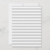 ボホ·フローラ·バプティスマまたはファースト·コミュニオン·招待状 招待状 (裏面)