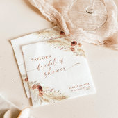 ボホ ブライダル シャワー ペーパーナプキン | シャワーデコレーション スタンダードランチョンナプキン