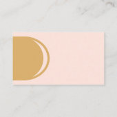 ボホ ブラッシュ & マスタード ブライダルシャワーレシピカード エンクロージャーカード (裏面)