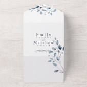 ボホ ブリス ウェディング オールインワン招待状 (外側)