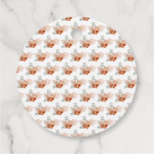 ボホ ブルー パンパス グラス ウェディング フェイバータグ (裏面)