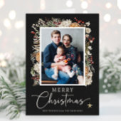 ボホ ボタニカル クリスマス グリーティング カード