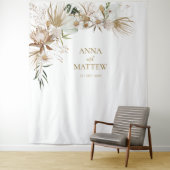 ボホ ボヘミアンスタイルの名前 ウェディングバックドロップタペストリー タペストリー (インサイチュ)