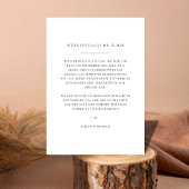 ボホ モダン エロープメント  私たちはいました  はい フォトウェディング 案内状