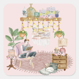 ボホ リーディング ルーム スクエアシール