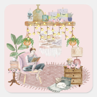 ボホ リーディング ルーム スクエアシール