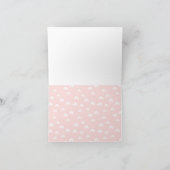 ボホ・レインボー・ベイビー・シャワー サンキューカード (内部)