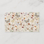 ボホ・ワイルドフラワー卒業 エンクロージャーカード (裏面)