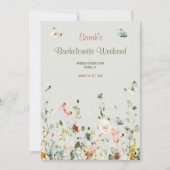 ボホ ワイルドフラワー バチェロレッテ 旅程 テンプレート (正面)