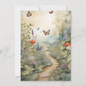 ボホ ワイルドフラワー マウンテン メドウ 招待状 (裏面)