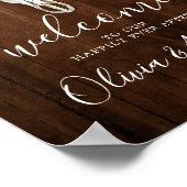 ボホ〔雄ジカの〕枝角スカルダークウッドウェルカム結婚ズ ポスター (角)