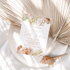 ボホSweet sixteenフローラ16誕生日 招待状