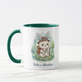 ボボの冒険うさぎ コーヒーマグ - かわいいカワイイデザイン マグカップ