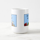 ボボより多くの茶氏か。 コーヒーマグカップ (中央)