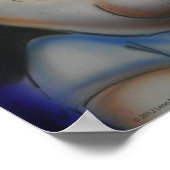 ボボボビフートカリカチュアプリント ポスター (角)