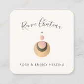 ボボモダン天月の星ビジネスカード スクエア名刺 (正面)