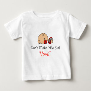 ボボーと呼ばない(おばあちゃん) ベビーTシャツ