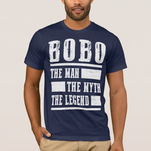 ボボ人神話伝説 Tシャツ (正面)