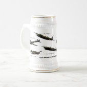 ボマー・コマンド・スタイン。 ビールジョッキ (正面左)