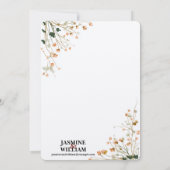 🌿ボミニマルタニカル結婚式招待状💌✨ 招待状 (裏面)