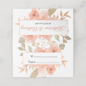 ボミニマルホフローラ結婚折り座席表 プレイスカード (外部開封)