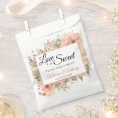 ボミニマルホフローラ結婚結婚式の引き出物バッグ フェイバーバッグ (クリップ留めされた状態)