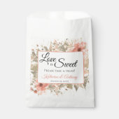 ボミニマルホフローラ結婚結婚式の引き出物バッグ フェイバーバッグ (正面)