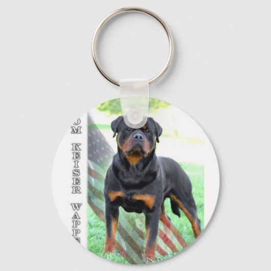 ボムカイザーワッペン キーホルダー (正面)