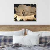 ボムスーツ歩く キャンバスプリント (インサイチュ (寝室))