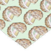 ボムベ焼いたアラスカレトロデザートフードアイスクリーム テーブルクロス (アングル)