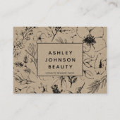 ボモダンタニカルクラフトサロンロイヤリティカード 名刺 (正面)